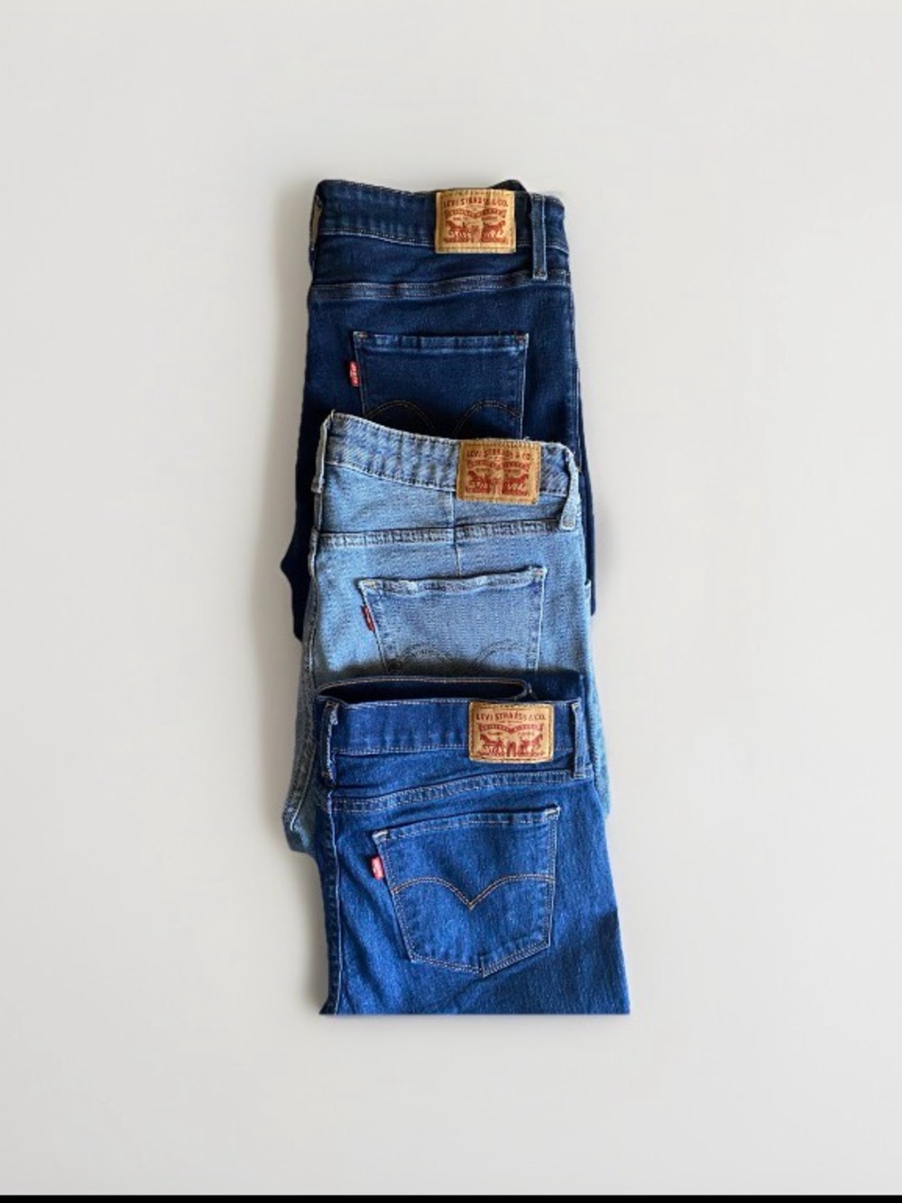 Levi's Skinny Jeans - Light, Medium & Dark Blue